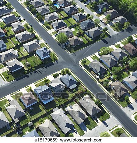 Aerial view of suburb in Bay City, Texas. View Large Photo Image Stock Photo - Aerial view of suburb in Bay City, Texas.. Fotosearch