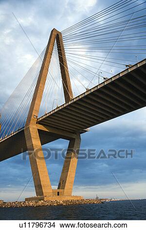 Cooper River Bridge in Charleston, South Carolina View Large Photo Image Picture - Cooper River Bridge in Charleston, South Carolina. Fotosearch
