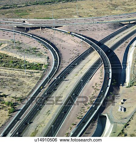 Aerial of route 101 and route 51 highways and overpass in Arizona View Large Photo Image Stock Photograph - Aerial of route 101 and route 51 highways and overpass in Arizona. Fotosearch