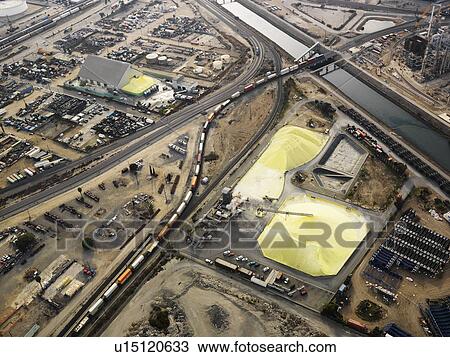 Aerial view of industrial storage facility in Los Angeles California. View Large Photo Image Stock Image - Aerial view of industrial storage facility in Los Angeles California.. Fotosearch