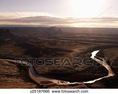 Aerial landscape of river in Canyonlands National Park View Large Photo Image Stock Photograph - Aerial landscape of river in Canyonlands National Park. Fotosearch