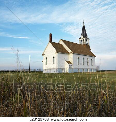 Small rural church in field with chipped wood siding. View Large Photo Image Stock Image - Small rural church in field with chipped wood siding.. Fotosearch