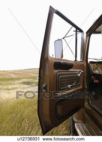 Farm truck with driver side door open. View Large Photo Image Stock Image - Farm truck with driver side door open.. Fotosearch