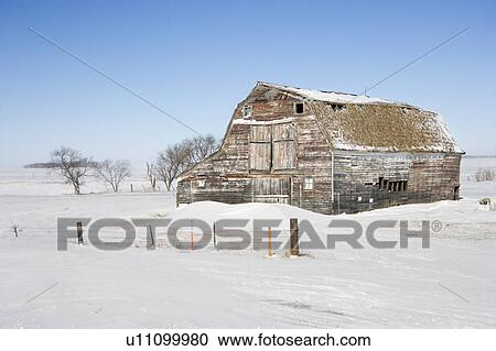 Rustic barn in rural snow covered landscape. View Large Photo Image Stock Image - Rustic barn in rural snow covered landscape.. Fotosearch