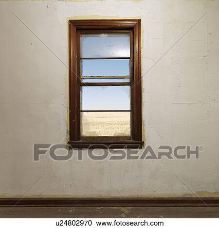 Empty abandoned room with window centered on wall View Large Photo Image Stock Image - Empty abandoned room with window centered on wall. Fotosearch