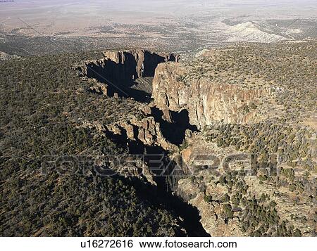 Stock Photograph - Aerial landscape in southwest Arizona desert. Fotosearch