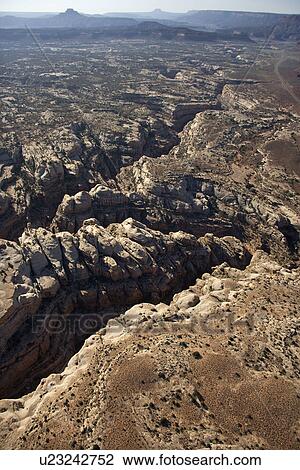 Aerial of southwest desert canyon in Canyonlands National Park in Utah View Large Photo Image Stock Image - Aerial of southwest desert canyon in Canyonlands National Park in Utah. Fotosearch