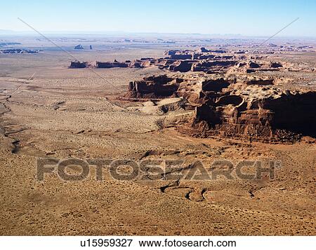 Aerial view of Arizona desert canyon landscape. View Large Photo Image Stock Photo - Aerial view of Arizona desert canyon landscape.. Fotosearch