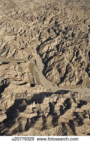 Aerial view of mountainous terrain in southwest View Large Photo Image Stock Photo - Aerial view of mountainous terrain in southwest. Fotosearch