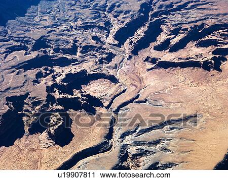 Aerial view of Utah Canyonlands with landforms. View Large Photo Image Stock Image - Aerial view of Utah Canyonlands with landforms.. Fotosearch