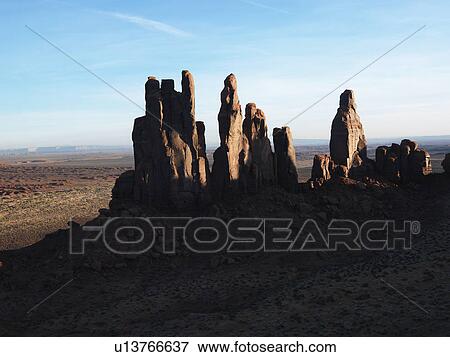 Desert southwest landscape with buttes in Monument Valley, Utah. View Large Photo Image Stock Photo - Desert southwest landscape with buttes in Monument Valley, Utah.. Fotosearch