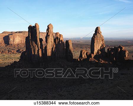 Rock formations in southwest landscape of Monument Valley View Large Photo Image Picture - Rock formations in southwest landscape of Monument Valley. Fotosearch