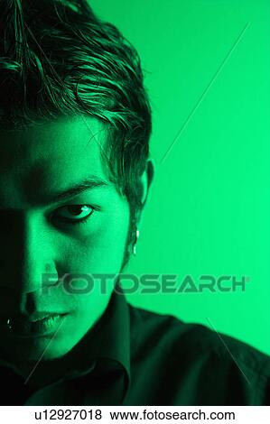 Stock Photo - Close up portrait man. Fotosearch