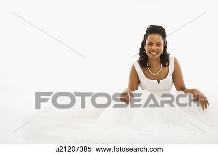 Stock Photography - Bride on white background. Fotosearch