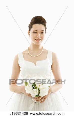 Bride with bouquet View Large Photo Image Stock Photograph - Bride with bouquet. Fotosearch