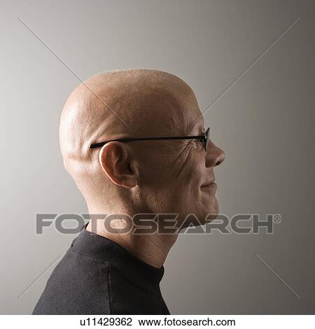 Profile portrait of a male View Large Photo Image Stock Image - Profile portrait of a male. Fotosearch
