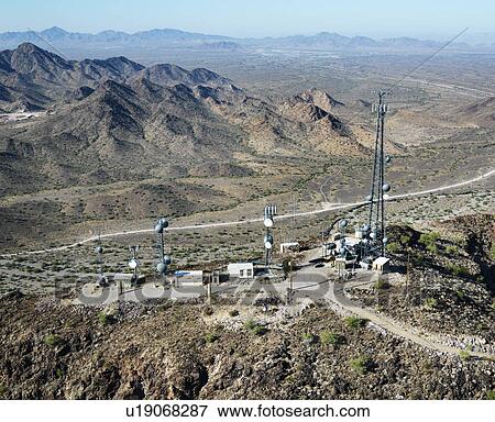 Satellite communications towers in southwest rural landscape of Arizona View Large Photo Image Stock Photo - Satellite communications towers in southwest rural landscape of Arizona. Fotosearch