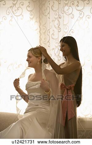 bridesmaid veil