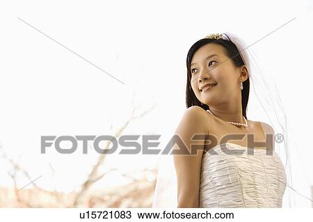 Portrait of an bride View Large Photo Image Stock Image - Portrait of an bride. Fotosearch