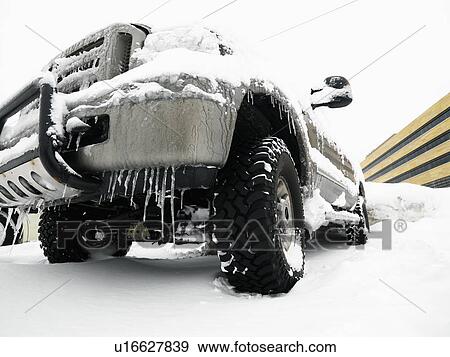 Big SUV covered in snow and ice View Large Photo Image Stock Photo - Big SUV covered in snow and ice. Fotosearch