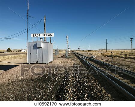 Railroad tracks in East Texas View Large Photo Image Stock Image - Railroad tracks in East Texas. Fotosearch