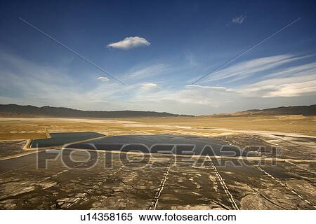 Stock Photography - Owens Valley alkali flat in California, USA. Fotosearch