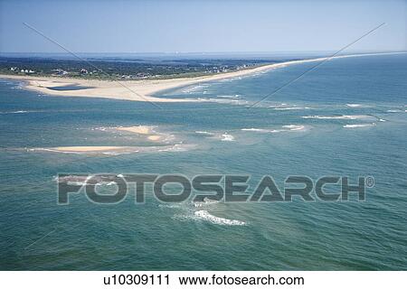 Seascape of beach and island at Baldhead Island, North Carolina View Large Photo Image Stock Image - Seascape of beach and island at Baldhead Island, North Carolina. Fotosearch