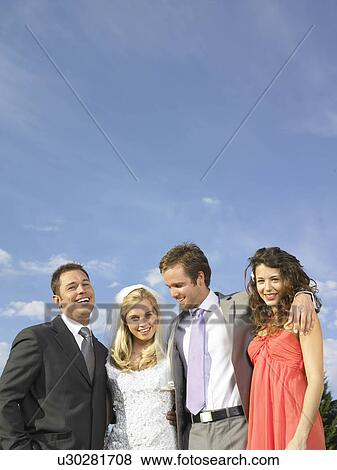 Stock Photo - Wedding party. Fotosearch