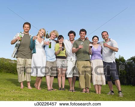 Happy group of young people View Large Photo Image Stock Photo - Happy group of young people. Fotosearch