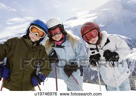 Group of children in the snow View Large Photo Image Stock Photograph - Group of children in the snow. Fotosearch