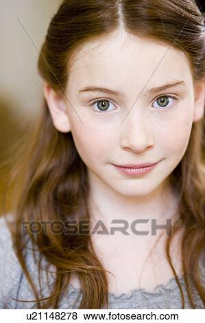 Portrait redheaded girl View Large Photo Image Stock Photo - Portrait redheaded girl. Fotosearch