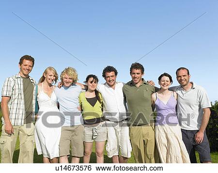 Happy group of young people View Large Photo Image Stock Photograph - Happy group of young people. Fotosearch