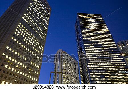 Shinjuku high-rise buildings View Large Photo Image Stock Image - Shinjuku high-rise buildings. Fotosearch