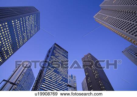 Shinjuku high-rise buildings View Large Photo Image Stock Photo - Shinjuku high-rise buildings. Fotosearch