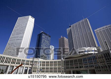 Stock Photography - Shinjuku high-rise buildings. Fotosearch
