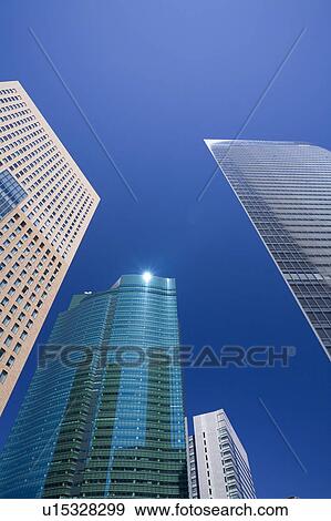 Shiodome high-rise buildings View Large Photo Image Stock Photo - Shiodome high-rise buildings. Fotosearch