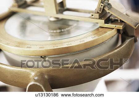 Stock Photograph - Close-up of a navigational equipment of a sailboat. Fotosearch