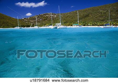 Sailboats in the sea View Large Photo Image Picture - Sailboats in the sea. Fotosearch
