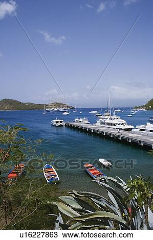 Boats moored at a dock View Large Photo Image Stock Image - Boats moored at a dock. Fotosearch
