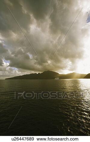 Clouds over the sea View Large Photo Image Stock Photo - Clouds over the sea. Fotosearch