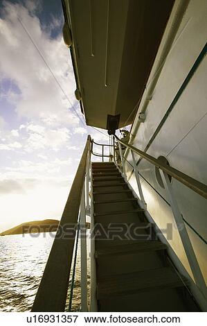 Stock Photo - Cruise ship in the sea. Fotosearch