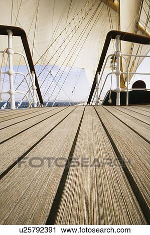 Deck of a sailing ship View Large Photo Image Stock Image - Deck of a sailing ship. Fotosearch