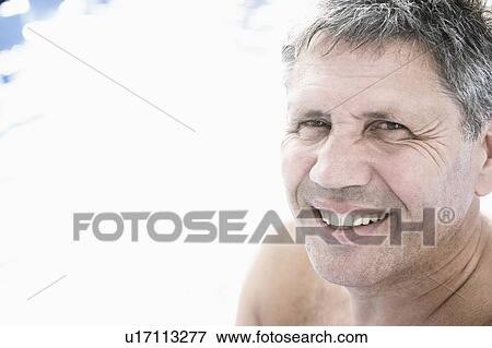 Portrait of a senior man smiling View Large Photo Image Stock Photo - Portrait of a senior man smiling. Fotosearch