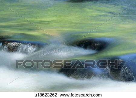 Stock Image - "Rapid River, Aomori, Japan". Fotosearch
