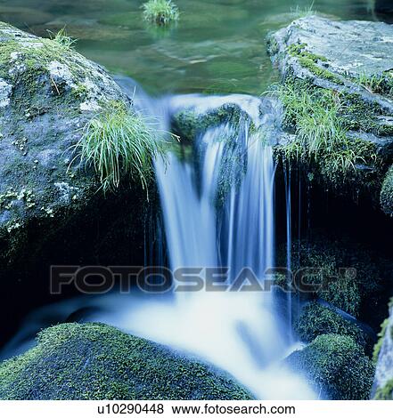 Stock Photo - "Waterfall, Akita, Japan". Fotosearch