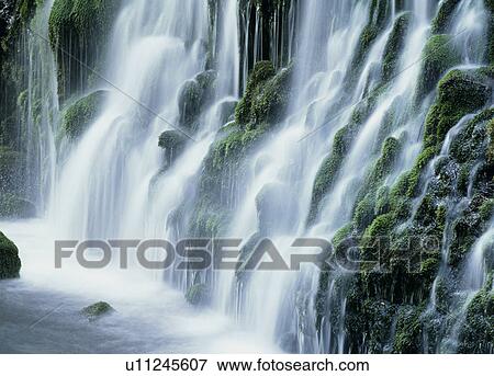 Stock Photo - "Waterfall, Akita, Japan". Fotosearch