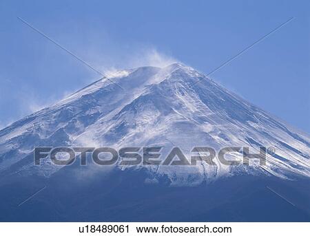 "Mt. Fuji With Snow, Yamanashi, Japan" View Large Photo Image Stock Image - "Mt. Fuji With Snow, Yamanashi, Japan". Fotosearch