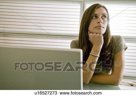 Businesswoman at desk View Large Photo Image Stock Image - Businesswoman at desk. Fotosearch