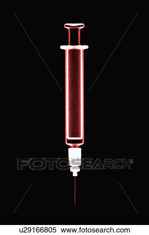 Stock Photography - X-ray Image, Injection, Syringe. Fotosearch