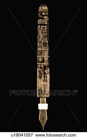 Stock Photo - X-ray Image, Pen. Fotosearch
